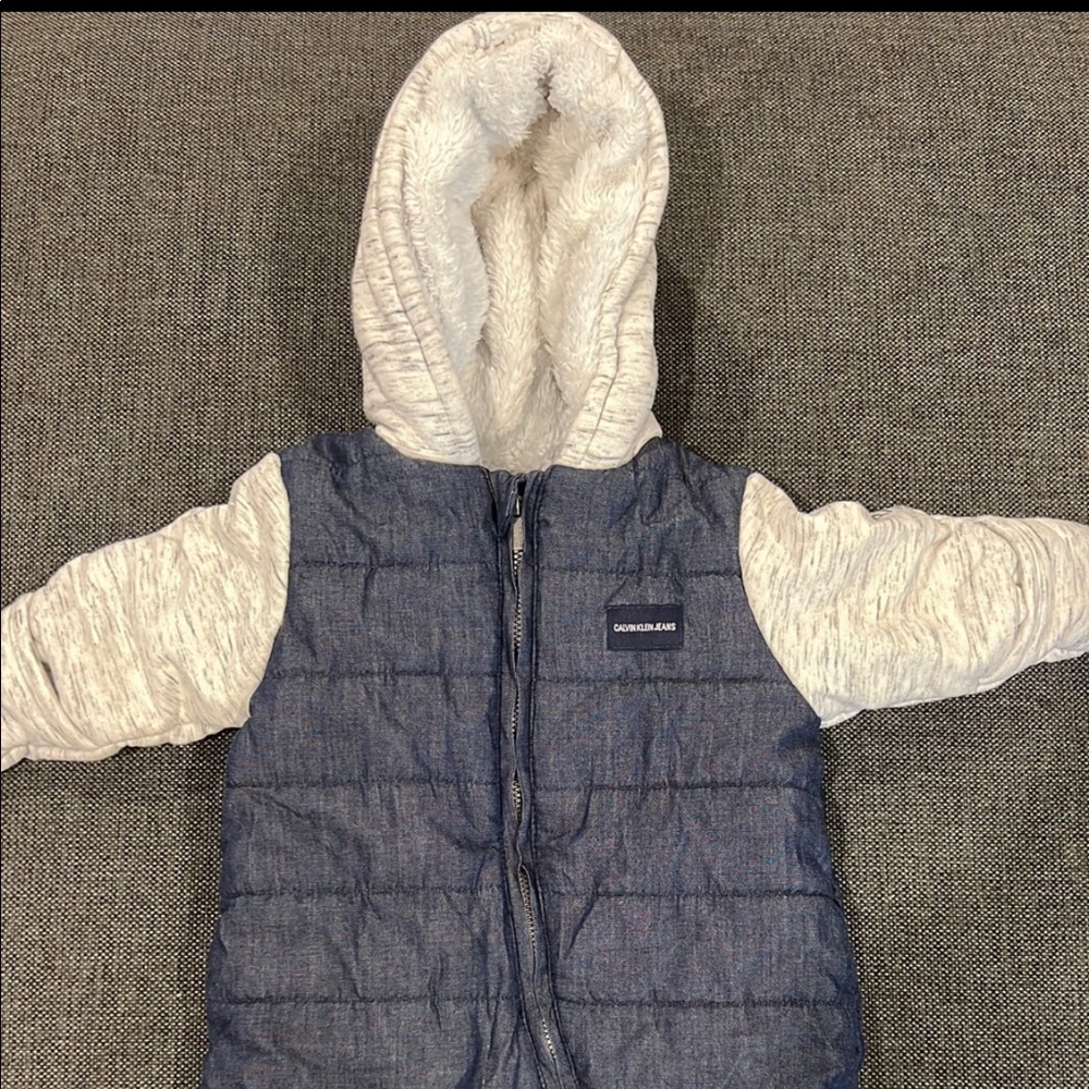 Calvin Klein baby jacket overall suit size 3-6 months